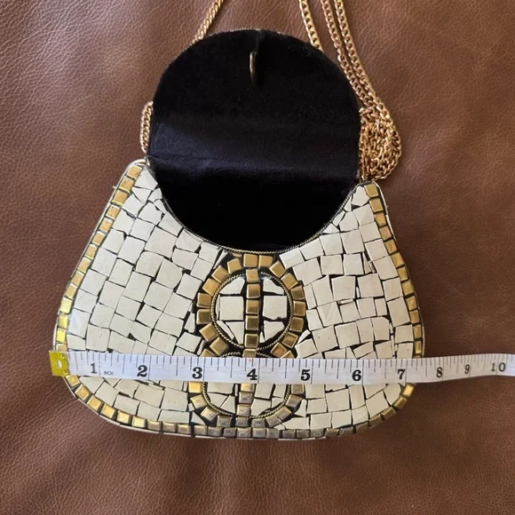 NEW Ramla Handmade Mosaic Bag - Picture 6 of 7